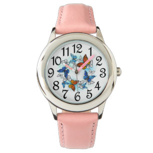 Montre Papillons Enfants En Vol