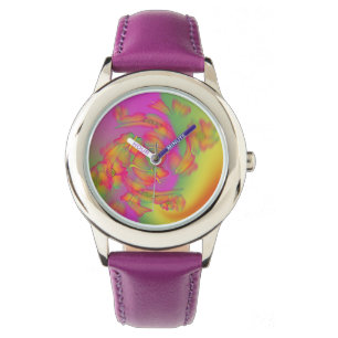 Montre Papillons & Fleurs