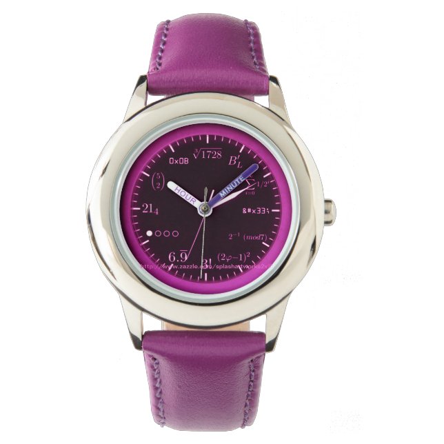 Montre "Par les NOMBRES, Math" (devant)