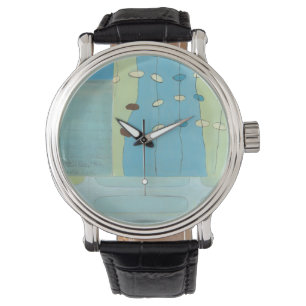 Montre Parade Abstraite des oeufs bleus