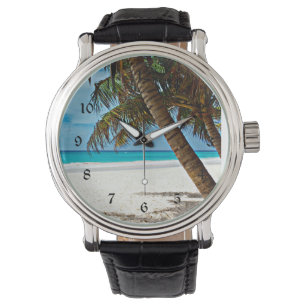 Montre Paradis tropical - Jour ensoleillé à la plage