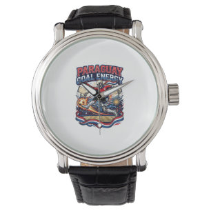 Montre Paraguay But Énergie Skeleton Buteur Nations Gras