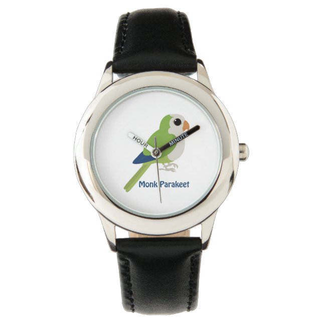 Montre Parakeet moine mignonne (devant)