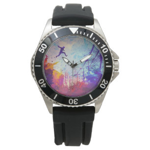 Montre Parkour Urban Free Runling Freestyling Art Moderne