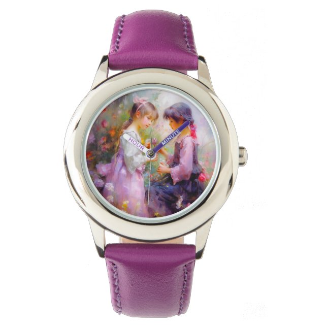Montre Partager Roses et amitié (devant)