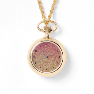 Montre Parties scintillant d'or rose - Enveloppement de l