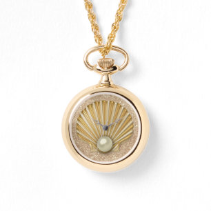 Montre Parties scintillant Golden Seashell & Pearl Gold F