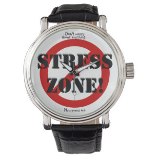 Montre PAS DE ZONE DE STRESS ! WATCH, avec référence des