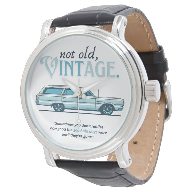Montre Pas vieux, Vintage (StationWagons) (Incliné)