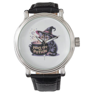 Montre Passe De Ma Potion, Kawaii Halloween Witch Cat Cla
