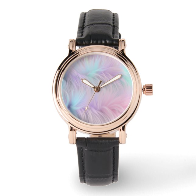 Montre Pastel Rainbow Fur (Recto)