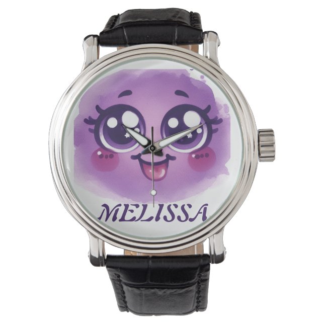 Montre Pâte pourpre (devant)