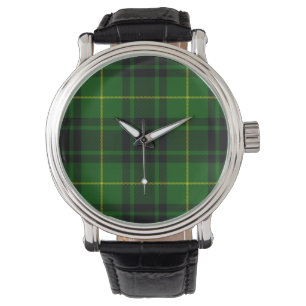 Montre Pâte verte de tartan MacArthur