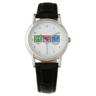 Montre Pathologie du langage vocal Paix Amour SLP