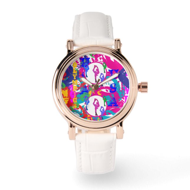 MONTRE PATINAGE OLYMPIQUE  (Recto)
