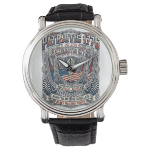 Montre Patriotique 1776 Hors Route Crâne Monster Truck Lo