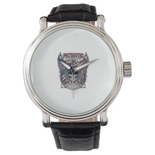 Montre Patriotique 1776 Tout Terrain Camion Monstre Crâne