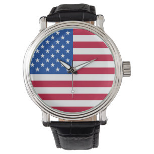 Montre Patriotique American Flag