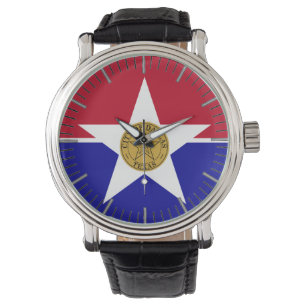 Montre patriotique avec Drapeau de Dallas