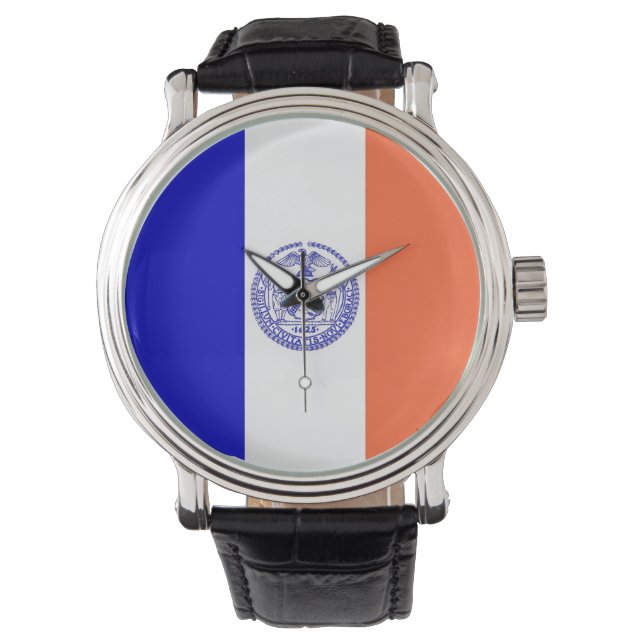 Montre patriotique avec Drapeau de New York (devant)