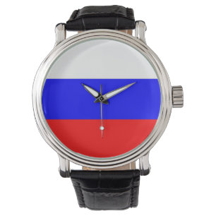 Montre patriotique spéciale avec Drapeau de Russi
