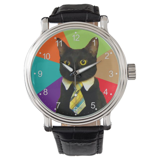 Montre Patron de chat en cravate (devant)