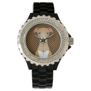 Montre Patrouilles de dessin de chien de Greyhound
