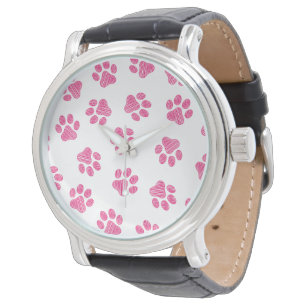 Montre Patrouilles De Doodle, Paws De Chien, Paws Roses