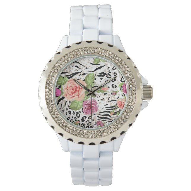 Montre Pattern with Animal Prints (devant)