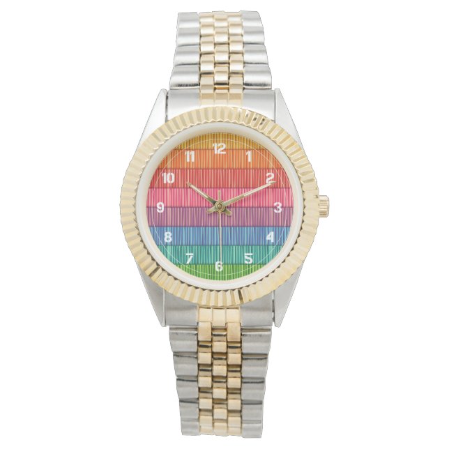 Montre Patters de Bright Rainbow (devant)