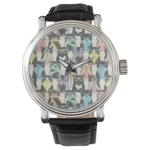 Montre Patters de Hipster Cute