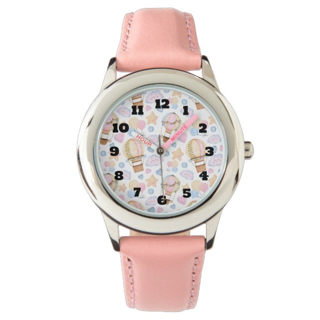 Montre Patters de Whimsical Watercolor (devant)