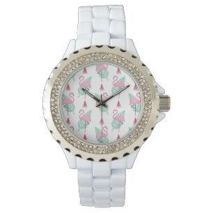 Montre Patters Flamingo et Watermelon Pastel