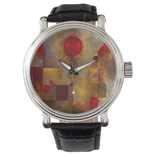 Montre Paul Klee Ballons rouges Art coloré Abstrait