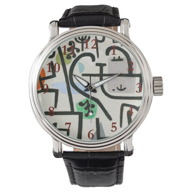 Montre Paul Klee Rich Harbour Expressionnisme Abstrait (devant)