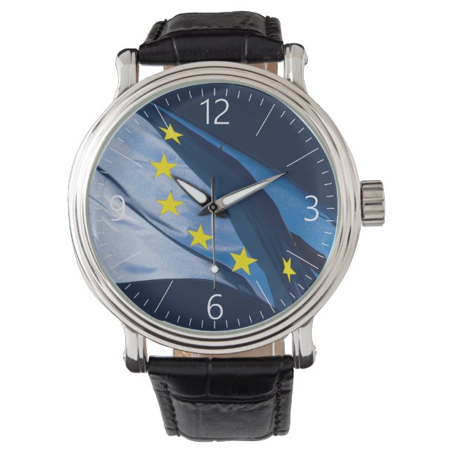 Montre pavillon européen (devant)