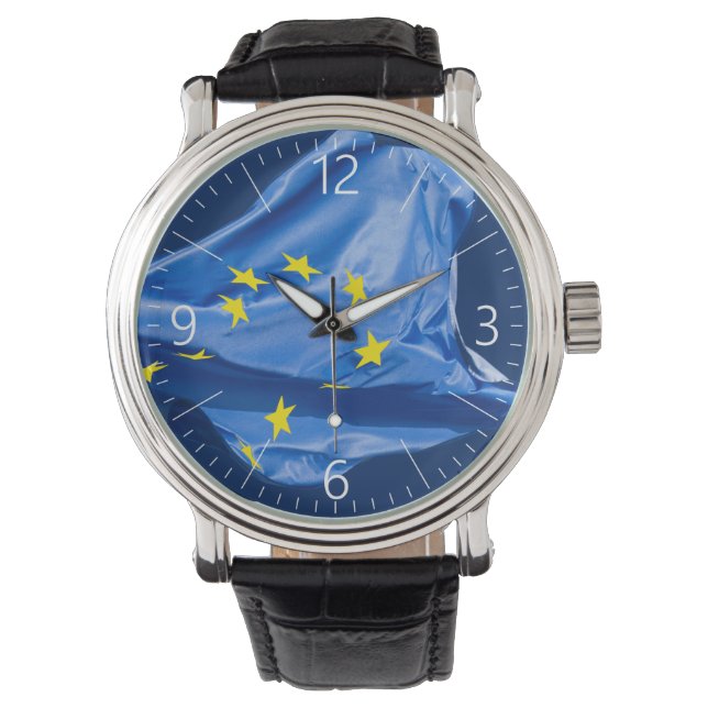 Montre pavillon européen (devant)