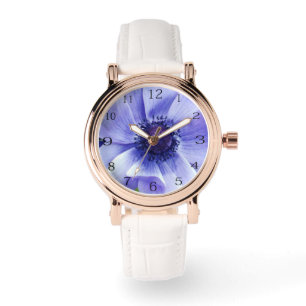 Montre Pavot bleu,