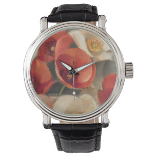 Montre Pavots en pleine floraison