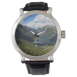 Montre Paysage du fjord de Geiranger, Norvège
