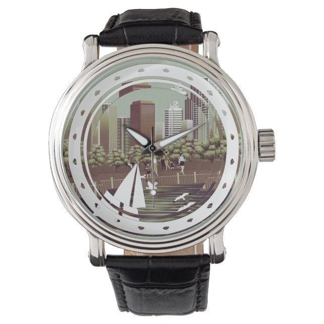 Montre paysage urbain (devant)