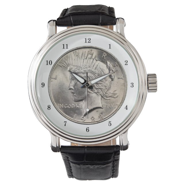 Montre Peace Dollar Wrist Watch (devant)
