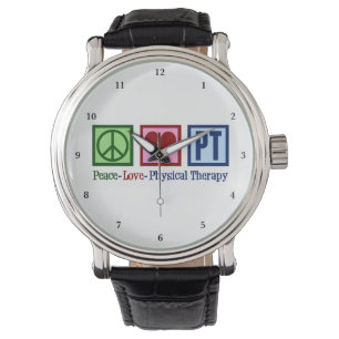 Montre Peace Love PT mignon physiothérapeute