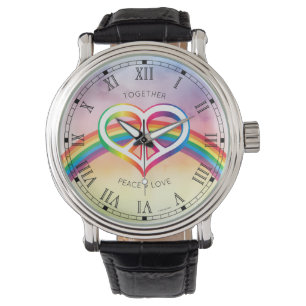 Montre Peace Love Rainbow