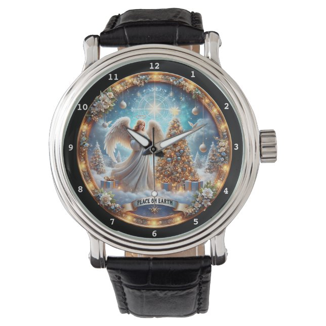 Montre Peace on Earth Angel Christmas  (devant)