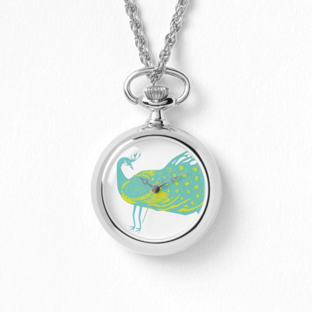 Montre Peacock à la menthe et à la lime (Recto)