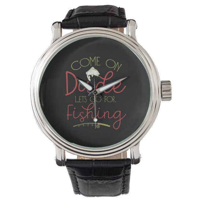 Montre Pêche Art Let Go To Fishing (devant)