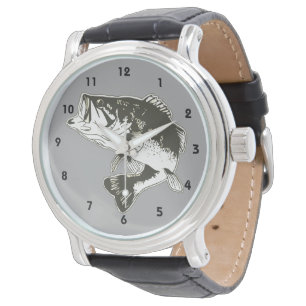 Montre Pêche sportive de l'achigan à grande bouche, plais