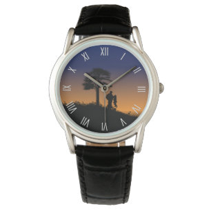Montre Pêcheur au Crépuscule avec Chiffres Romains Blancs