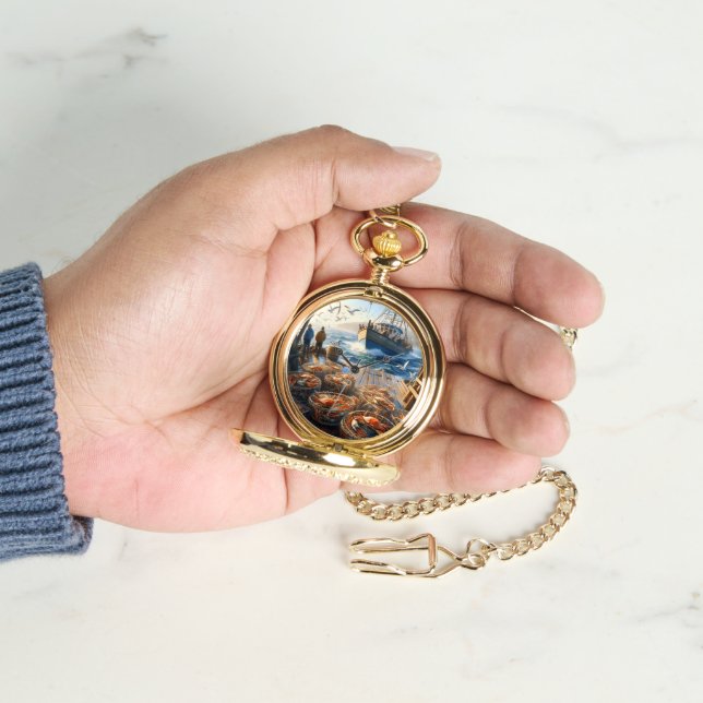 Montre Pêcheurs à la Twilight ramassant des crabes (main)